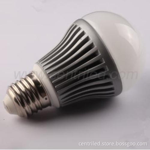 High Brightness Silver E27 6W LED Lightingbulbs